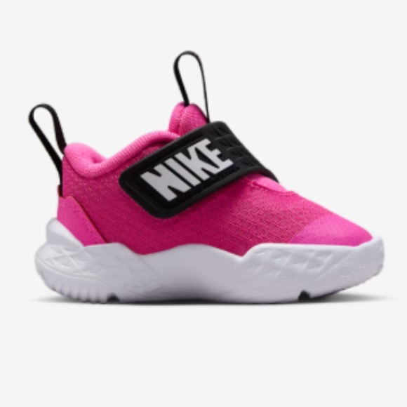 Nike Girls Toddler Team Hustle D 12 Toddler Athletic Shoes Size 8 NEW - Picture 3 of 4